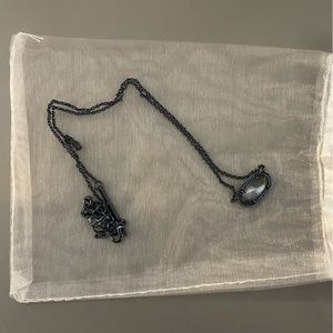 Kendra Scott Elisa Blue Gunmetal
